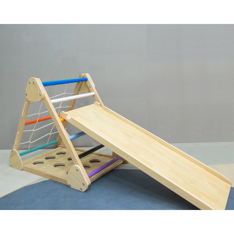 攀爬架 攀爬架兒童 益智玩具 實木 滑梯 三角滑梯 兒童攀岩 室內滑梯 組合攀爬架