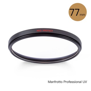 Manfrotto [送拭鏡紙] Professional UV 77mm 保護鏡 防靜電 抗刮 相機專家 正成公司貨