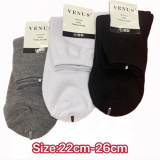 VENUS 台灣製 中筒襪子 22cm~26cm