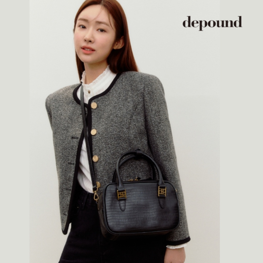 Depound PANINI 手提袋黑色韓版女士時尚風格