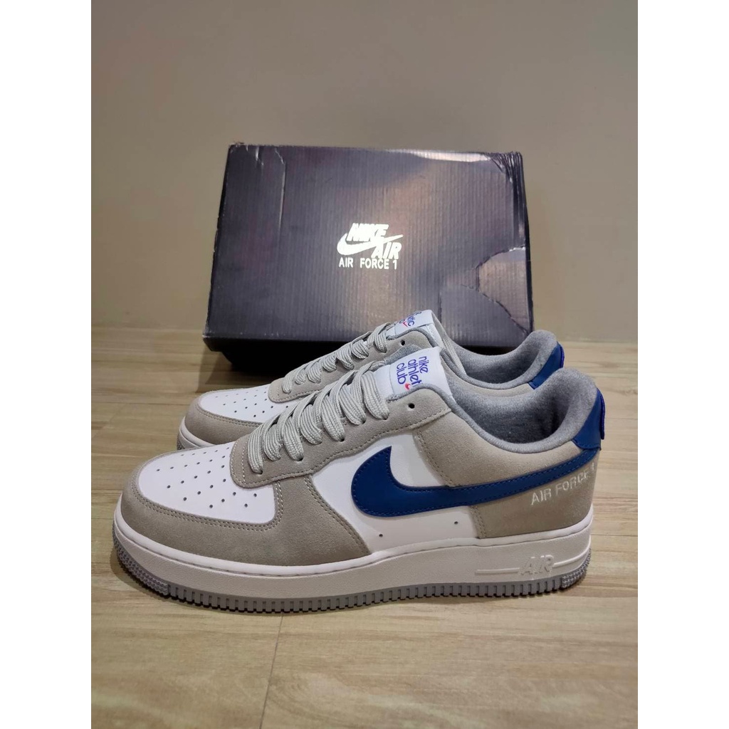 Nike Air Force 1 Low Athletic Club 灰藍