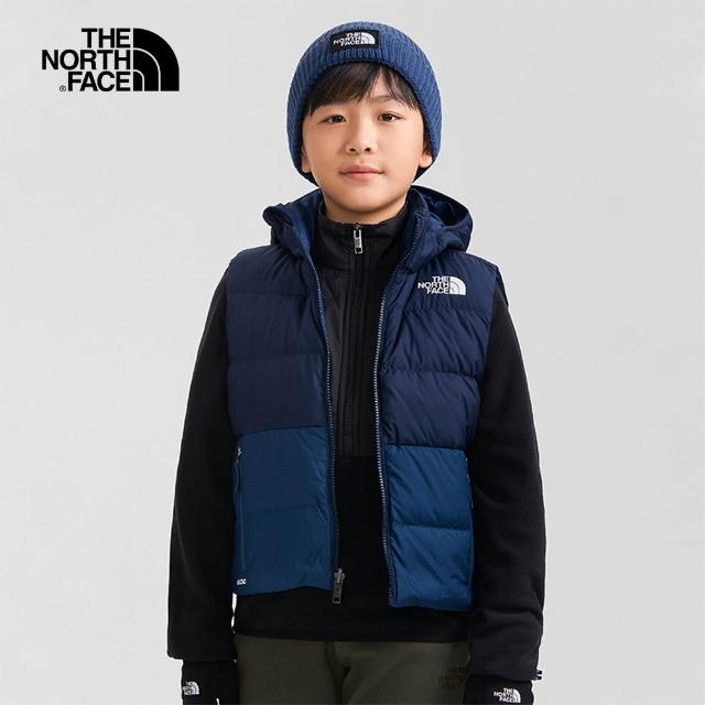 The North Face REVERSIBLE DOWN 中大童 雙面羽絨連帽背心 NF0A7UMP8K2