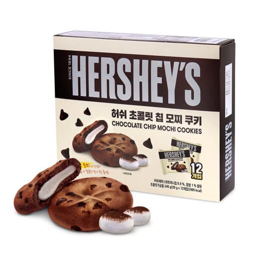 『現貨』單包 🛖HERSHEY'S  韓國 好時 巧克力麻糬餅乾 巧克力派 Ｑ彈麻糬 巧克力 零食 麻糬 小孩最愛