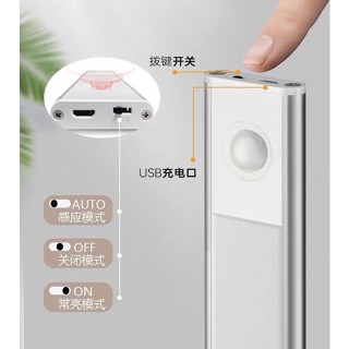 現貨 感應式 usb充電Led燈條 白光30cm-80cm 露營照明