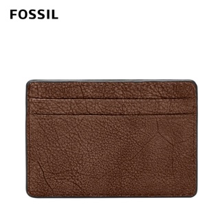 FOSSIL Steven 真皮卡夾-咖啡色 ML4395210