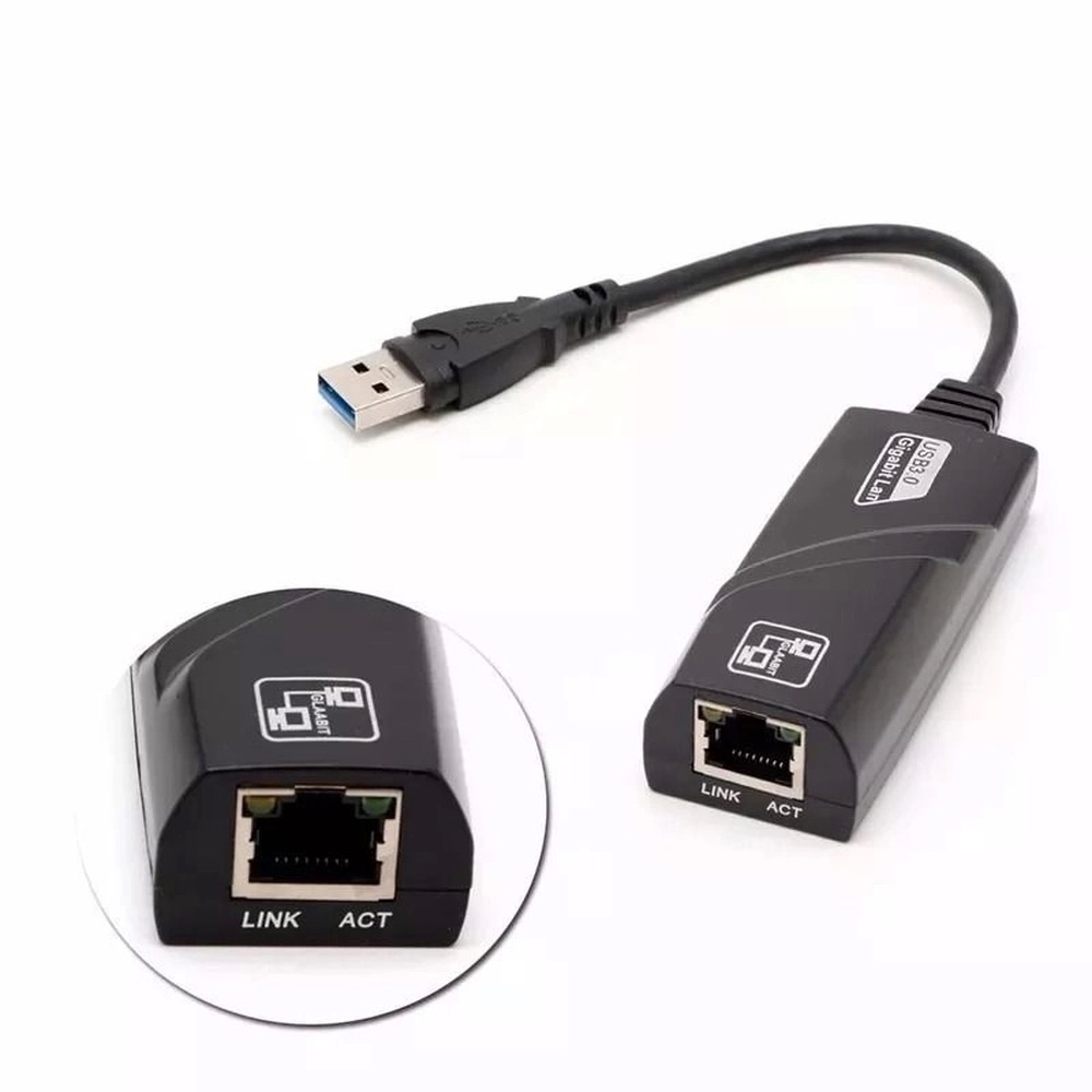 千兆高速網卡 免驅動 外接USB 3.0 1000Mbps網卡 轉RJ45 RTL8153