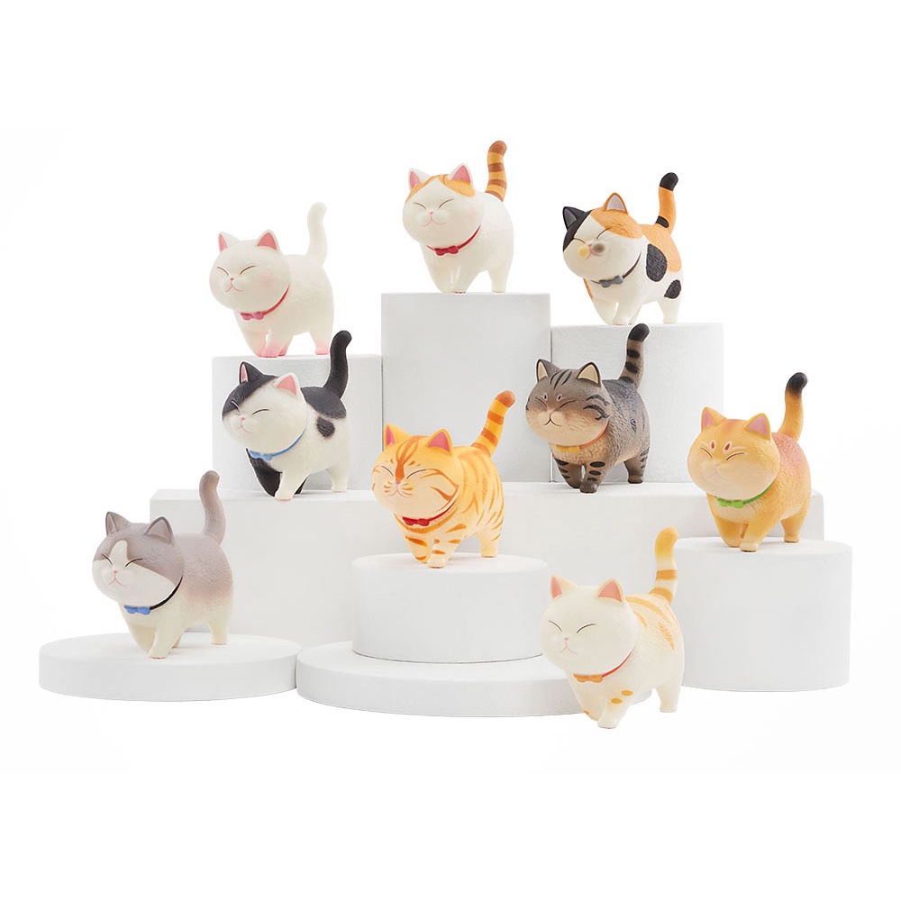 現貨 貓鈴鐺不亦樂乎 喵鈴鐺 貓咪盲盒 不二馬大叔 蛋蛋貓 ACTOYS 喵鈴鐺盲盒不亦樂乎貓咪公仔 三花貓白貓虎斑貓