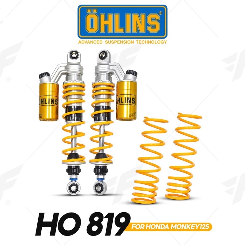 Ohlins Honda Monkey125 HO819（掛瓶後避震器）