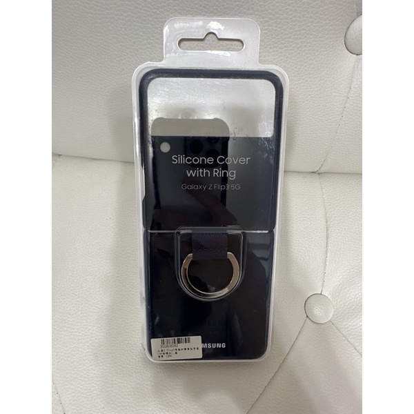 Samsung z filp3原廠折疊手機殼 (附指扣環）