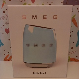 全新SMEG刀座（粉藍色）