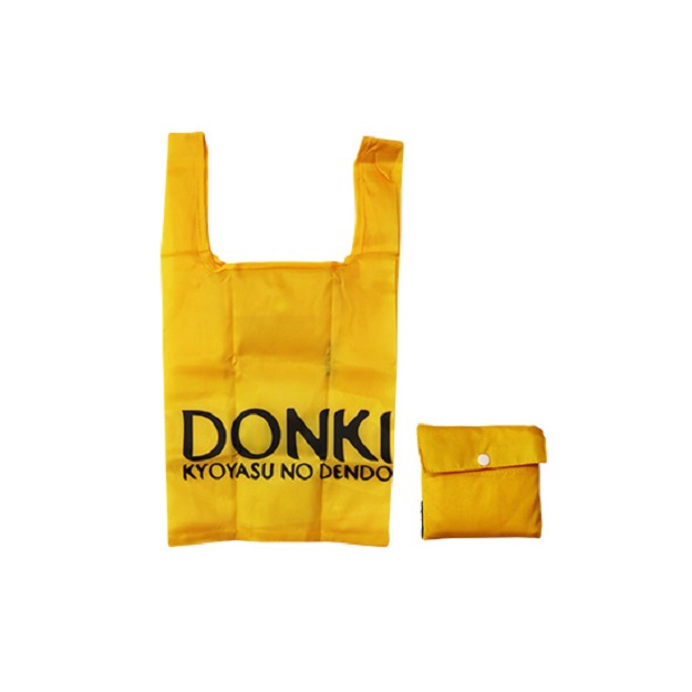 DONKI 環保購物袋 黃 小【Donki日本唐吉訶德】