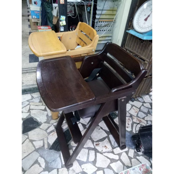 實木兒童餐椅 木製餐椅 折疊餐椅 兒童餐椅 兒童高腳椅 寶寶餐椅二手自取價NT$800