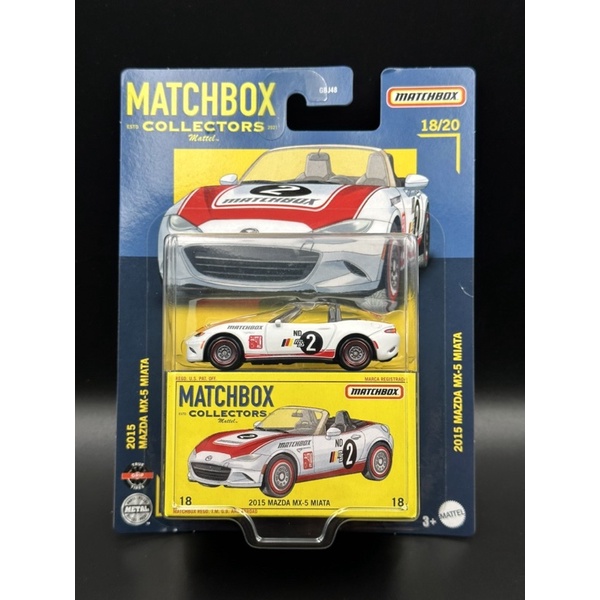 -78車庫- 現貨 美泰火柴盒Matchbox Collectors收藏家 2015 Mazda MX-5 Miata