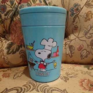 7-11 史努比 snoopy 食物罐 保溫罐 304不鏽鋼悶燒罐 二手 480ml 食物燜燒罐