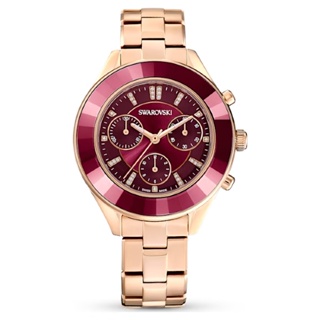 Swarovski 施華洛世奇 Octea Lux Chrono 奢華計時手錶 5632475紅面 43mm