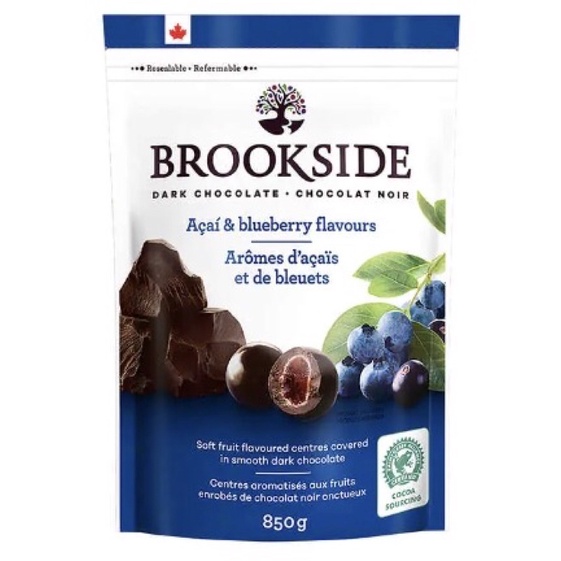 加拿大🇨🇦BROOKSIDE 藍莓夾心黑巧克力 850克(大包裝)