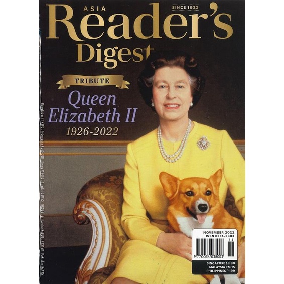 讀者文摘 Reader's Digest (英文版, 十一月 eslite誠品