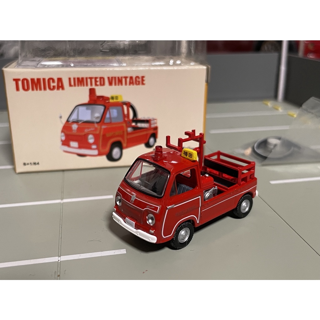 Tomytec TLV Shop 限定 Subaru Samber 消防車 絕版 稀有