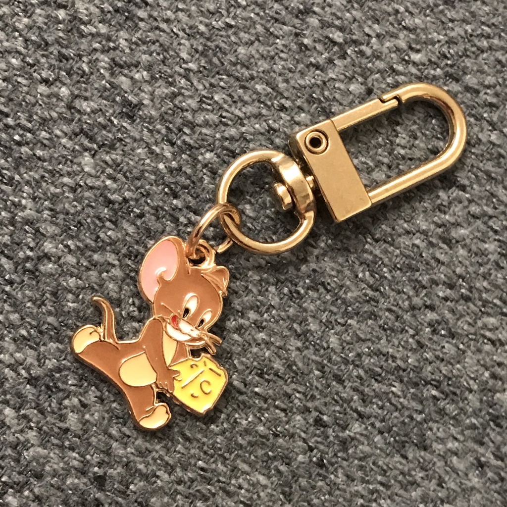 🔥獨一無二🔥DIY 創意 老鼠 愛起司 鑰匙圈 吊飾 耳環 服飾 項鍊 拉鍊配件 背包掛飾 禮物