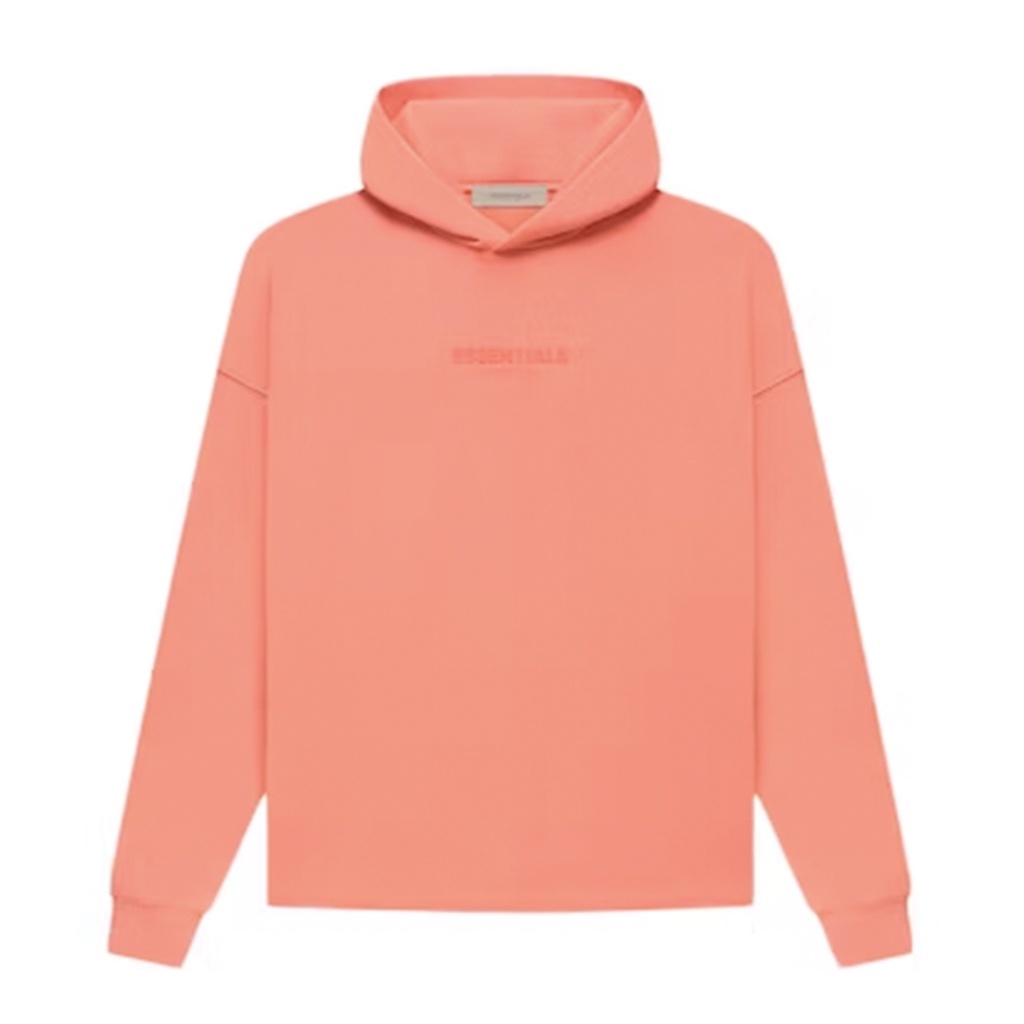[FLOMMARKET] FOG Essentials 22FW Relaxed Hoodie Coral 無鬆緊 帽T