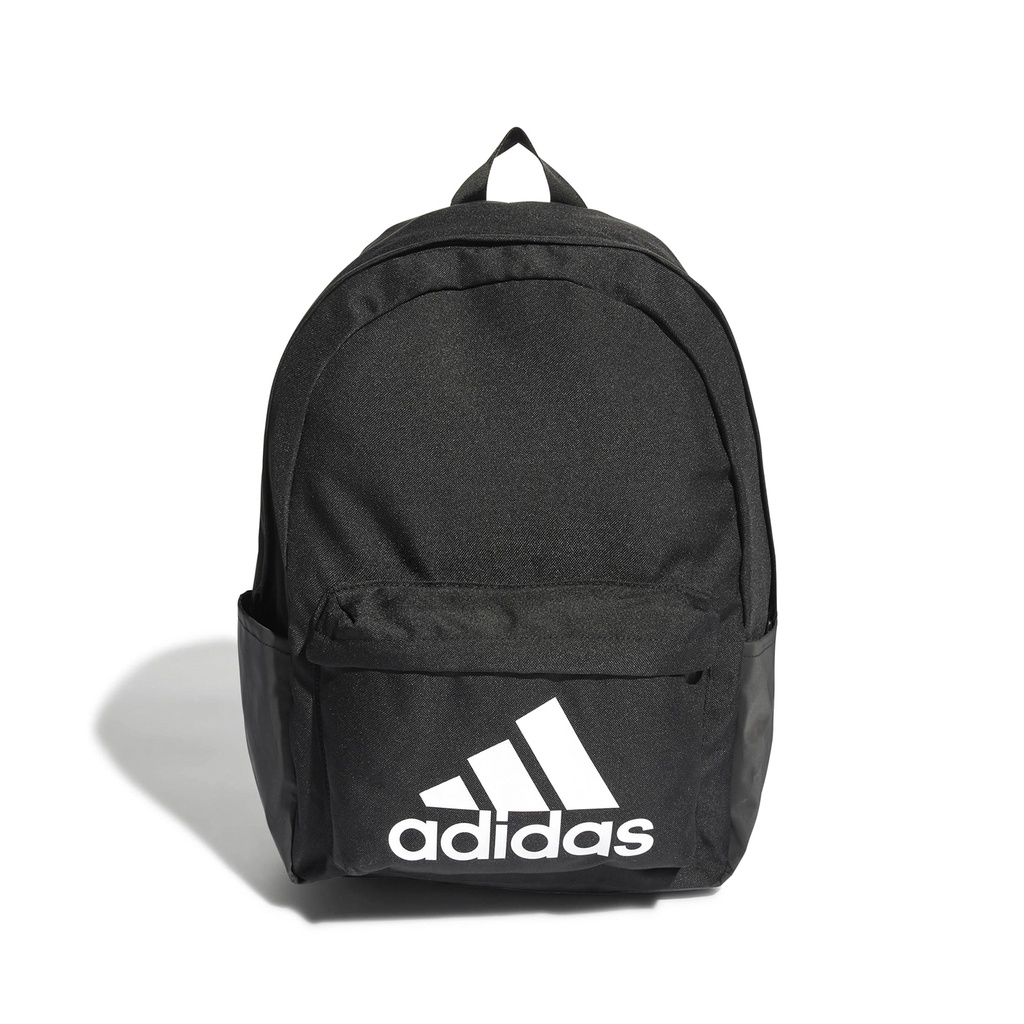 adidas 包包 Logo Backpack 男女款 黑 基本款 後背包 愛迪達 大Logo 【ACS】 HG0349