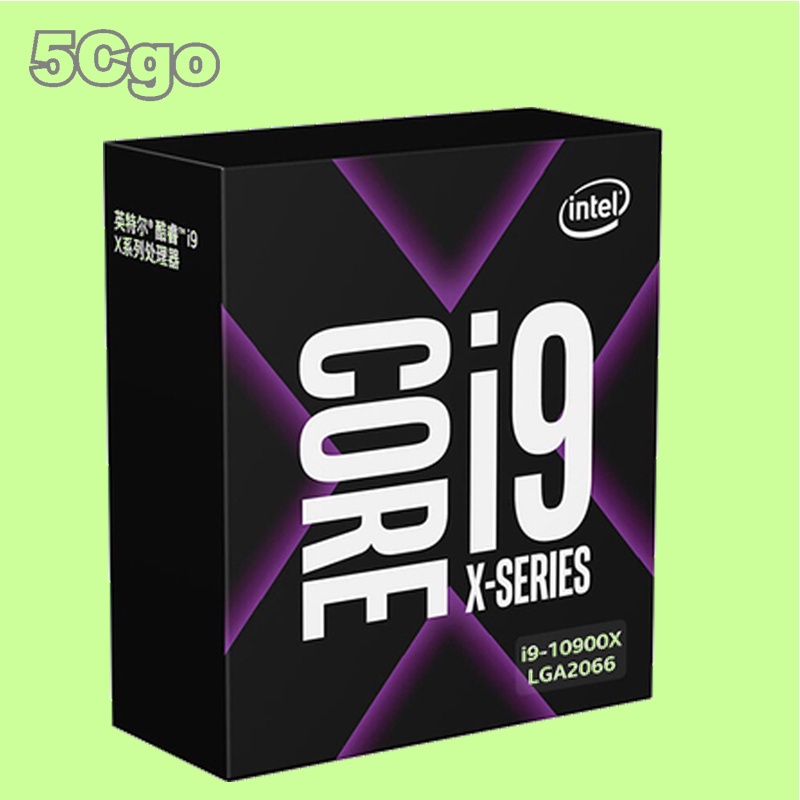 5Cgo【權宇】Intel Core X i9-10900X(LGA2066,無風扇) 10核心3.7GHz 含稅