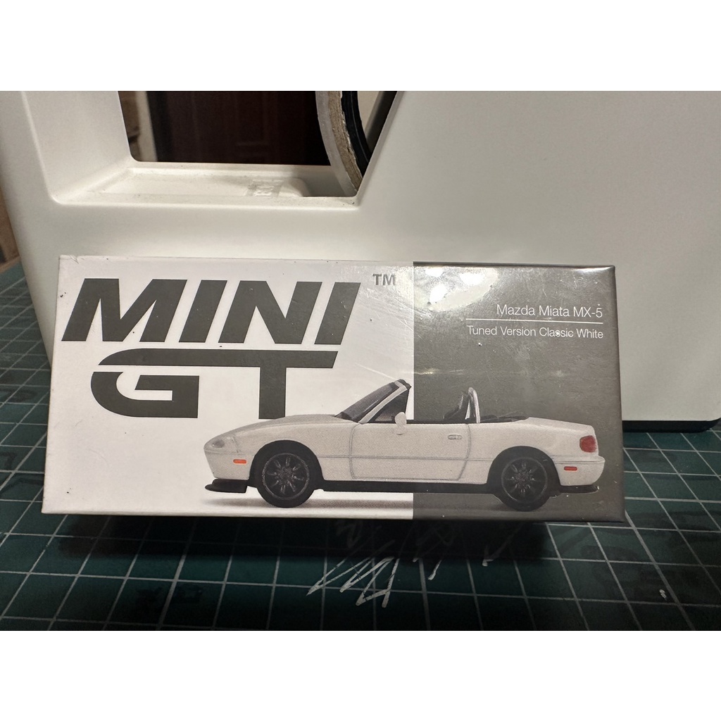 (肥宅) Mini GT 1/64 Mazda Miata MX-5 (NA) Tuned 白 #304 全新商品