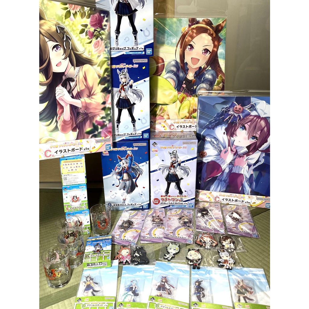 賽馬娘 超值甩賣！ Pretty Derby 日版正品 一番賞 壓克力吊飾 玻璃杯 吊飾