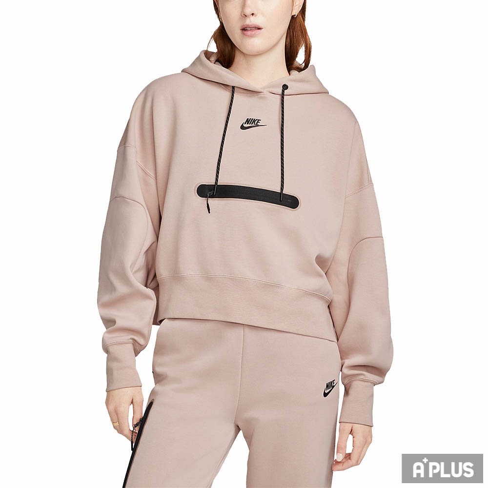 NIKE 女 AS W NSW TCH FLC ESSNL OOS PO 連帽上衣 率性保暖 - DR4974601