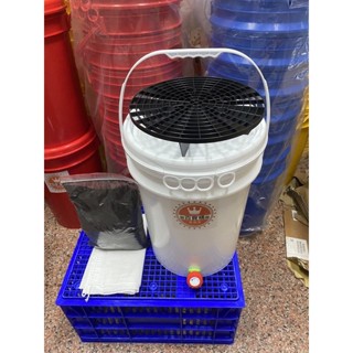 店到店專區 臺南百寶桶20公升全新環保廚餘堆肥桶套組出售 DIY收集/食物回收/密封/液體/原料/環保酵素桶/耐酸鹼