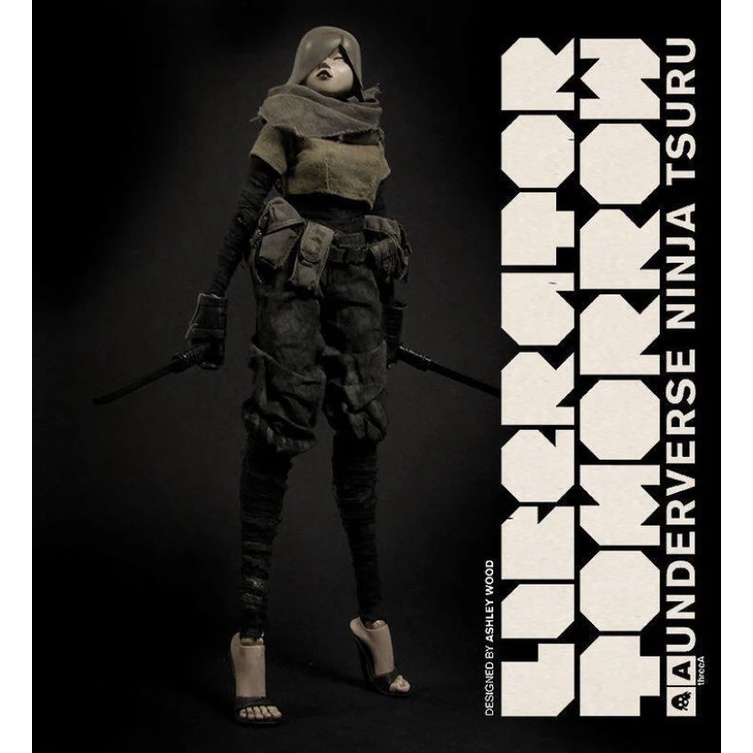 【二手】ThreeA 3A 1/6 TQ Underverse Ninja Tsuru 忍者明日后