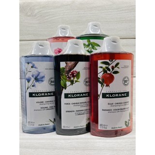 蔻蘿蘭klorane植物洗髮精(原廠臺灣公司貨400ml)舒敏/蓬鬆/養髮強韌/涼感淨化/控油/護色/抗屑洗髮精