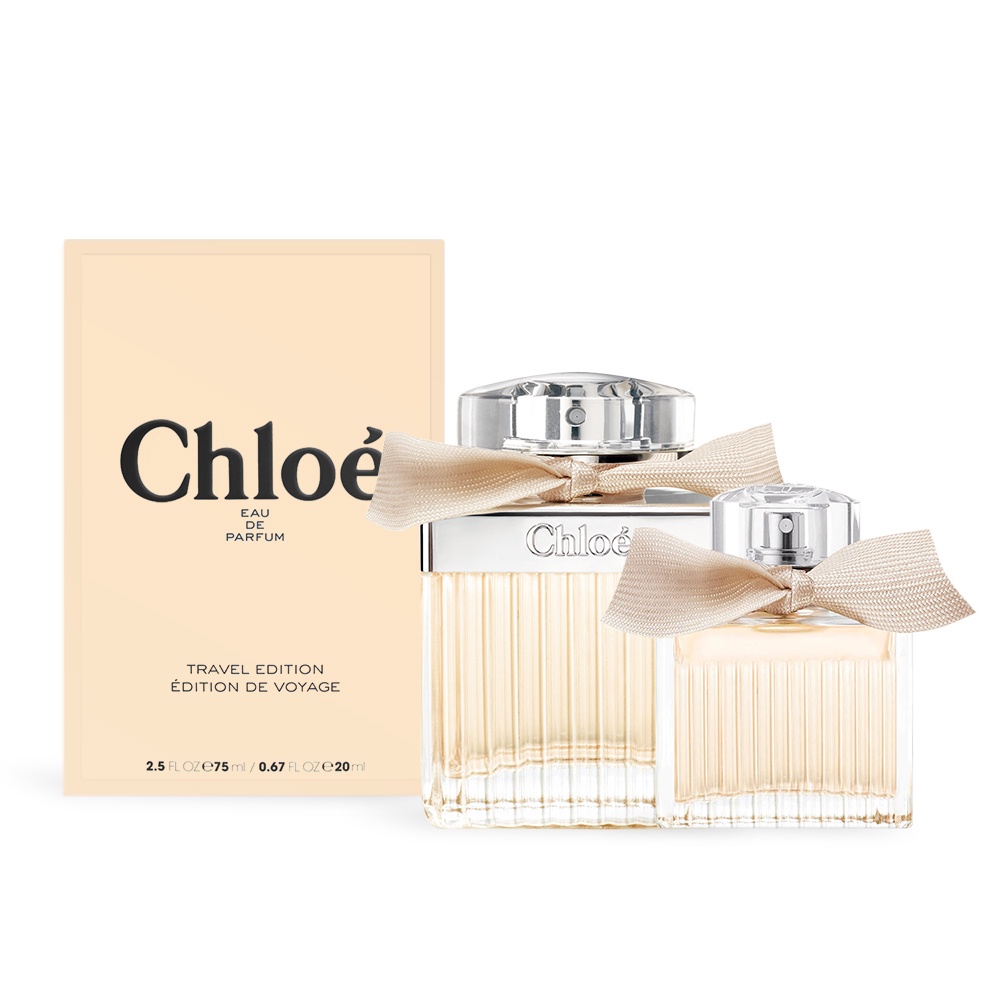 Chloe' 經典同名女性淡香精禮盒[75ml+20ml] EDP-香水航空版