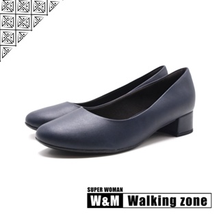 WALKING ZONE SUPER WOMAN系列完美低跟鞋 女鞋－藍