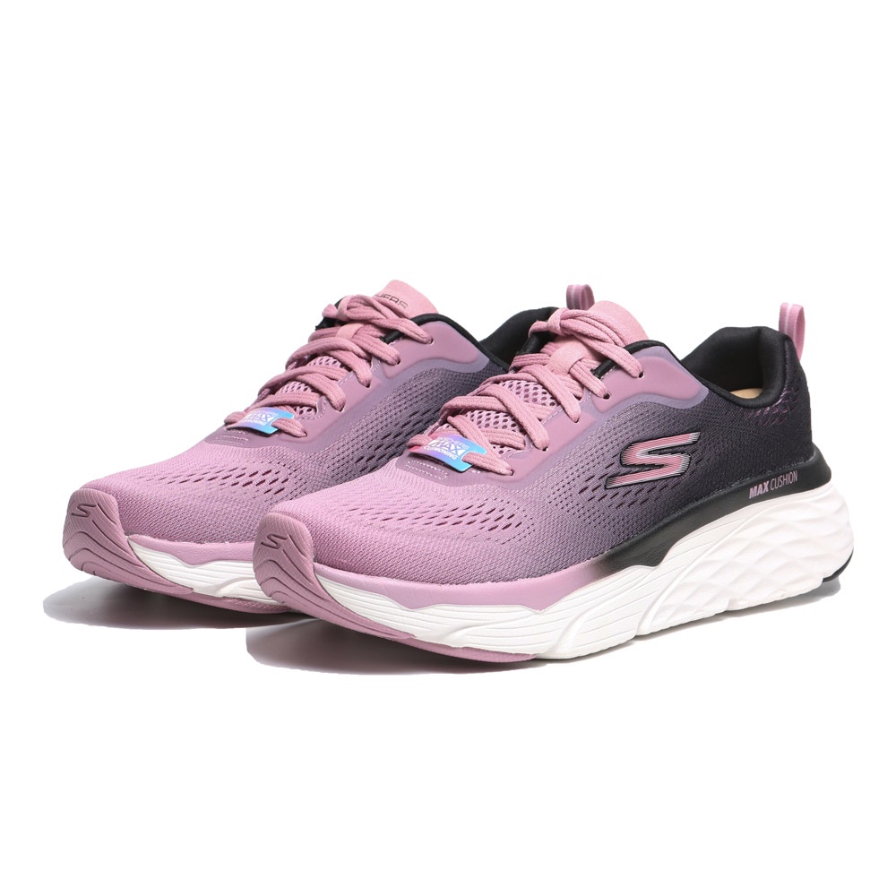 SKECHERS 休閒鞋 MAX CUSHIONING ELITE 黑粉 漸層 厚底 女 128262BKMV