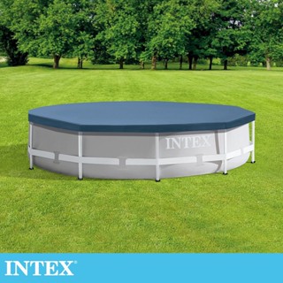 【INTEX】圓形泳池覆蓋布/泳池蓋布(直徑305CM)(28030)適用泳池型號：28206NP 15100200