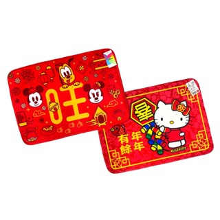 HELLO KITTY 米奇 米妮 新春絨毛地墊 腳踏墊 卡通地墊【5ip8】