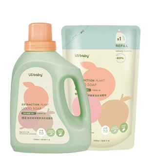 優生 嬰兒植淨酵素洗衣液體皂(嬰兒洗衣精)瓶裝1200ml/補充包1000ml