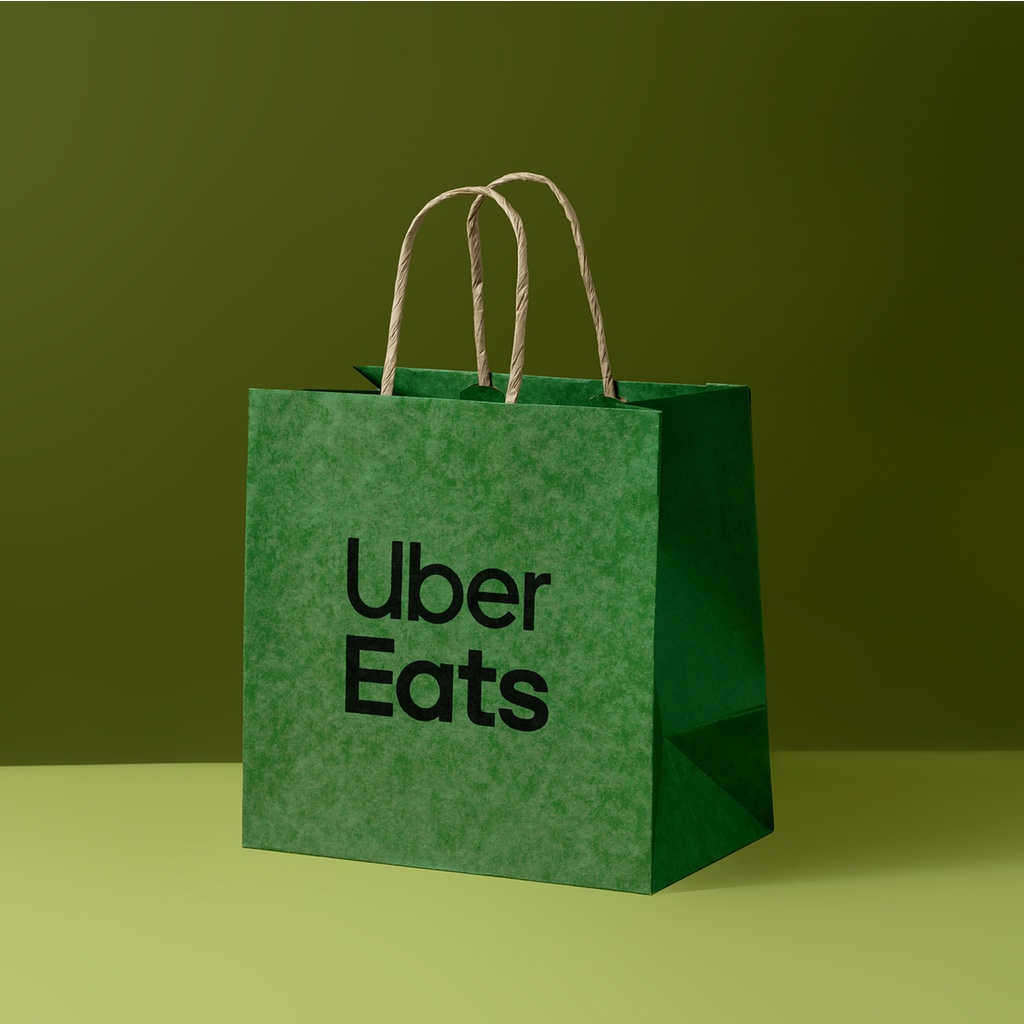 Uber Eats紙袋-重磅上市+限時特賣-牛皮紙袋 100 入 (小)uber eats紙袋