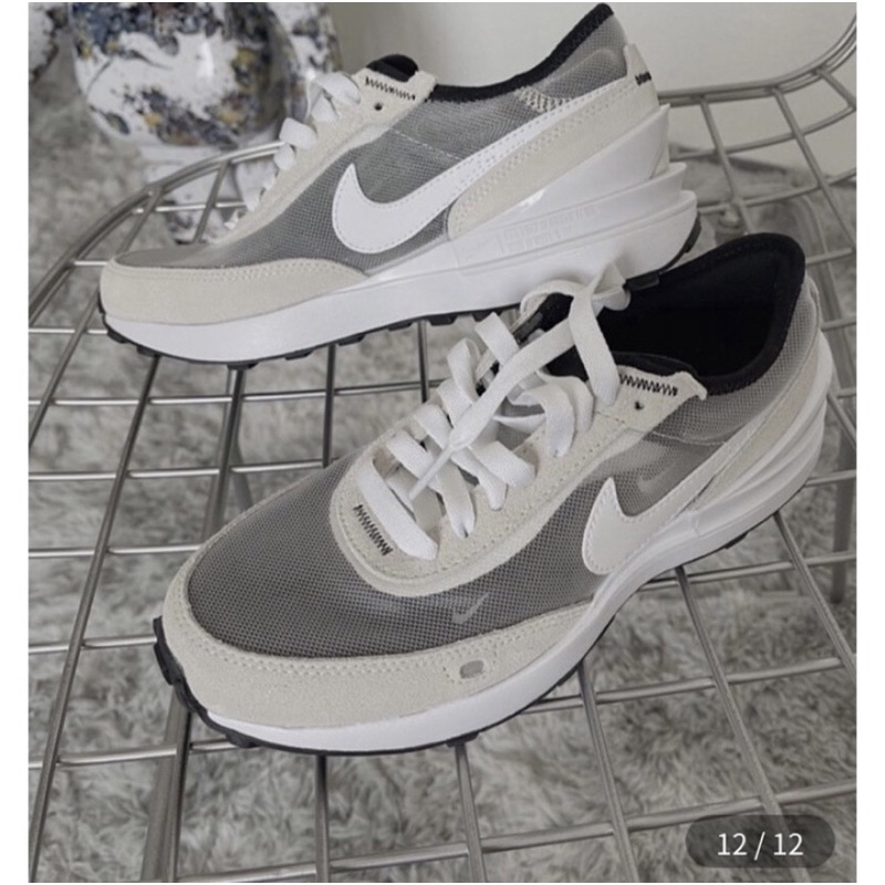 nike waffle one gs 灰白 小sacai  尺寸24.5