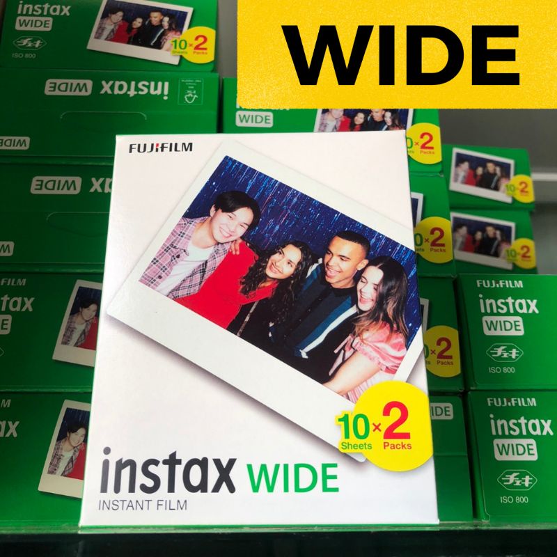 WIDE 拍立得底片 空白底片 FUJIFILM instax WIDE 拍立得底片1卷10張 大底片 WIDE系列專用