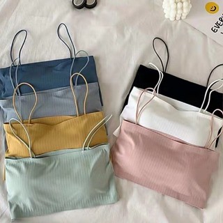 TING BRA 婷姐內衣❤現貨❤冰絲螺紋細肩背心小可愛