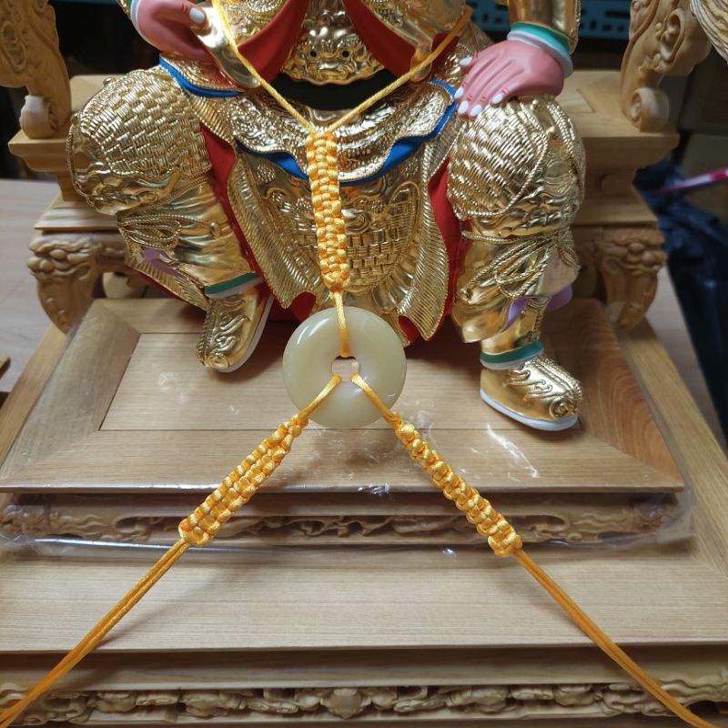 ⛩️錦麗佛具⛩️ 龍椅綁繩 神尊 綁神明玉扣 平安扣繩  綁神尊玉扣 神明綁繩 托椅綁繩 拖椅綁繩 小神尊用 大神尊用