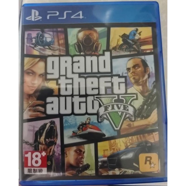 PS4遊戲光碟（GTA5)