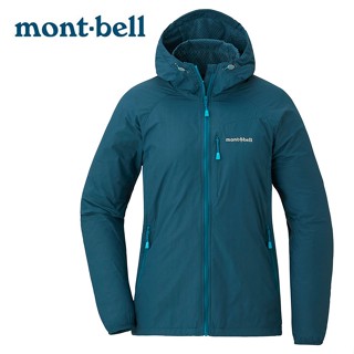 【Mont-bell 日本】Light Shell Parka 風衣外套 女 藍綠 (1106646)