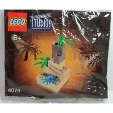 全新 現貨 LEGO 絕版 4074 拍電影系列 玩電影系列-道具/樹
