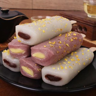條頭糕 糯米團 老上海 風味特產 廟香 桂花條頭糕 紅豆味 城隍廟 傳統糕 點心 麻薯