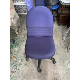 【全國二手傢具】深藍色 布面辦公活動椅/無扶手/有油壓/員工椅/OA椅/辦公椅/電腦椅/二手傢俱/二手辦公設備