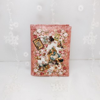愛麗絲夢遊仙境 厚材質 可拆 活動式 卡夾 書本型 卡片本 悠遊卡 信用卡 銀行卡 卡片收納 卡片包