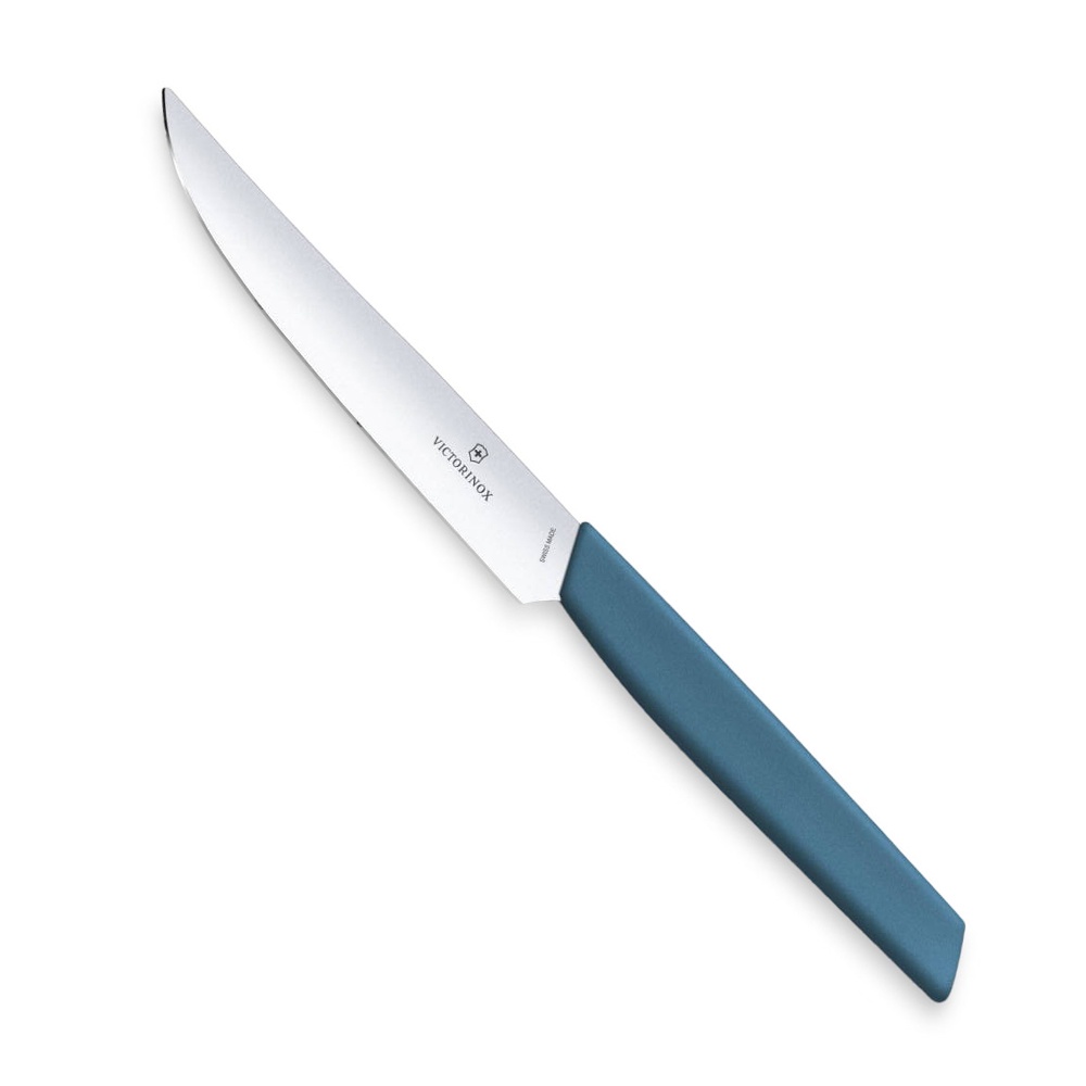 瑞士 Victorinox Swiss Modern 直刃牛排刀 - 煙灰藍 1st (VI668)